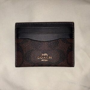 Coach Slim Id Card Case in Signature Canvas